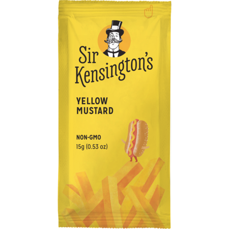 SIR KENSINGTONS Sir Kensington's Condiment Yellow Mustard Packet 15g, PK600 67331122